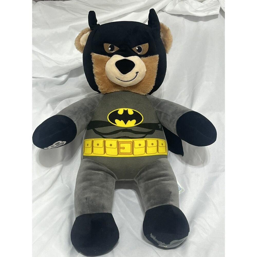 Build-A-Bear Batman Teddy Bear Plush with Cape 17" Stuffed Animal Toy - BAB